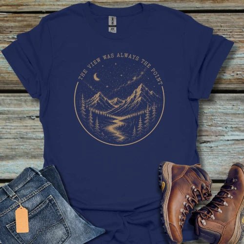 Peaceful Mountain View T-Shirt - Beastly Banter