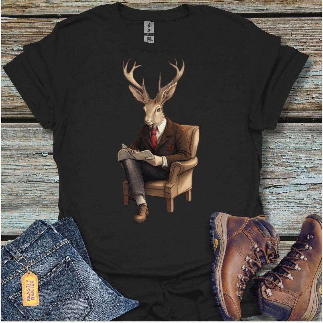 printify-t-shirt-black-s-jackalope-jackalope-32322964029649 - Beastly Banter