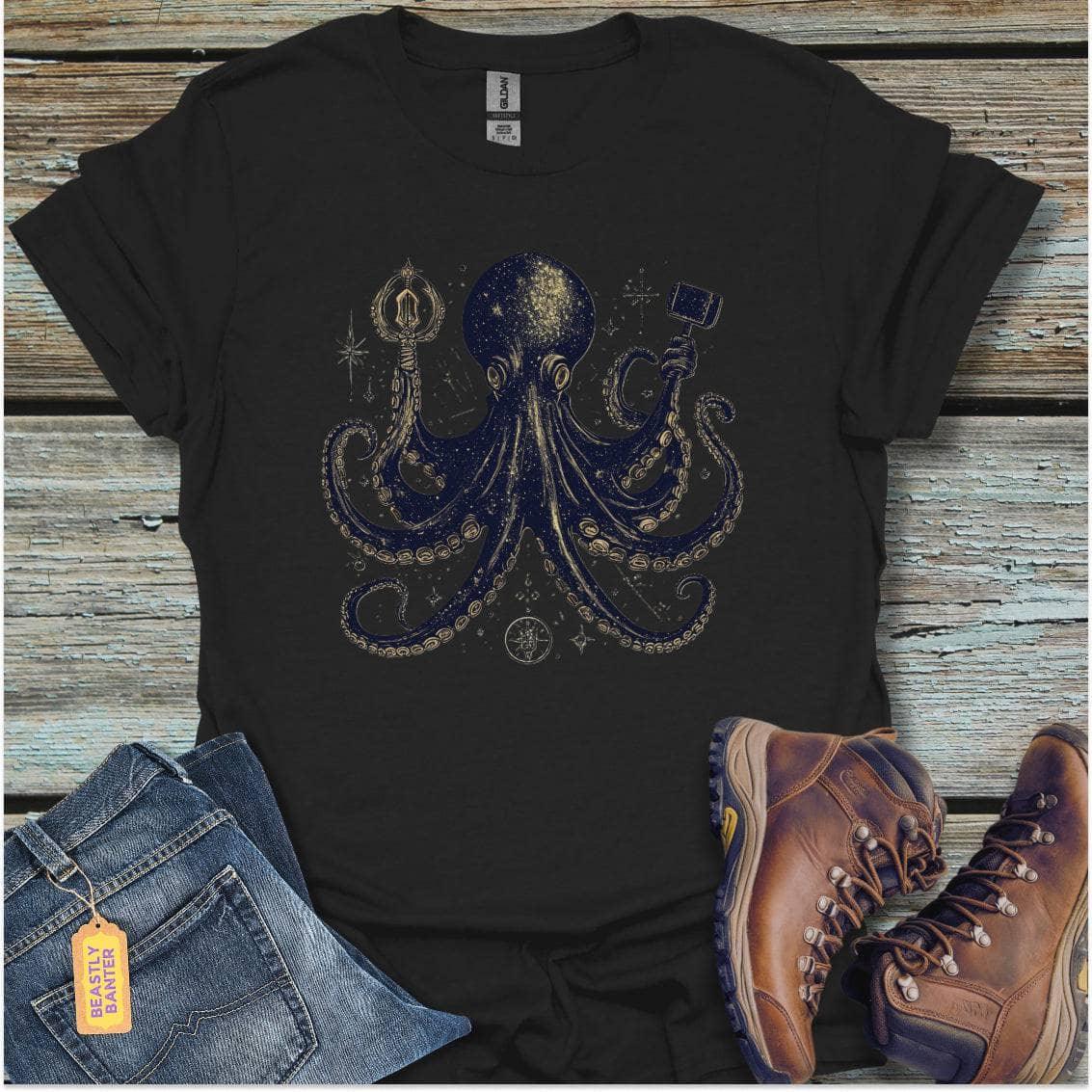 printify-t-shirt-black-s-mystic-octopus-mystic-octopus-32325242814673 - Beastly Banter