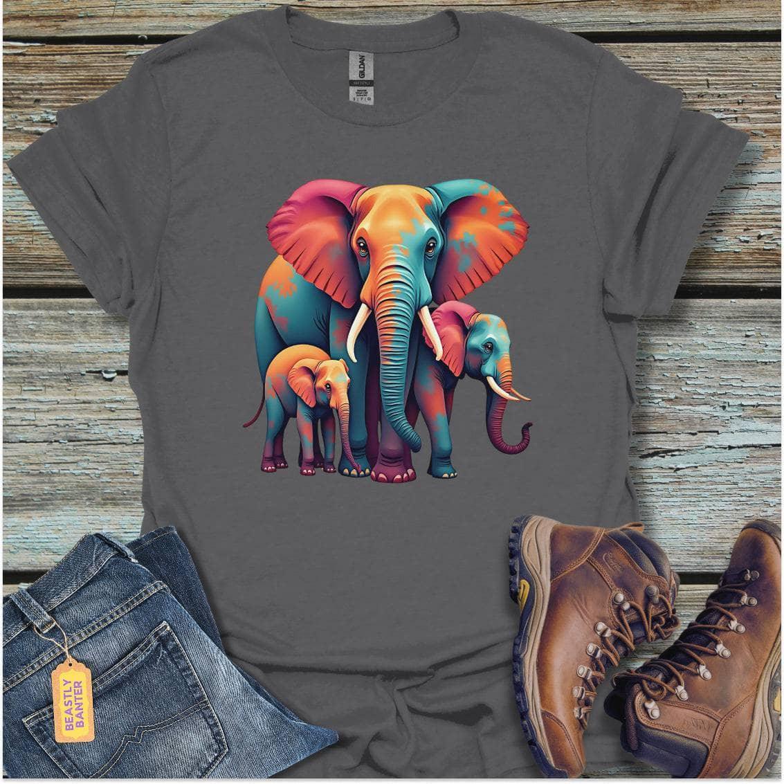 Colorful Elephant Family - Beastly Banter