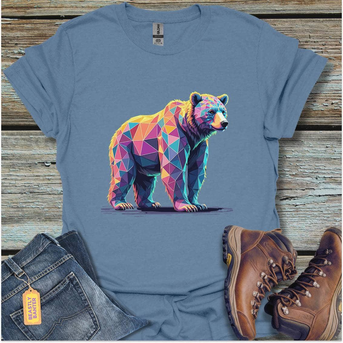 Geometric Grizzly Bear - Beastly Banter