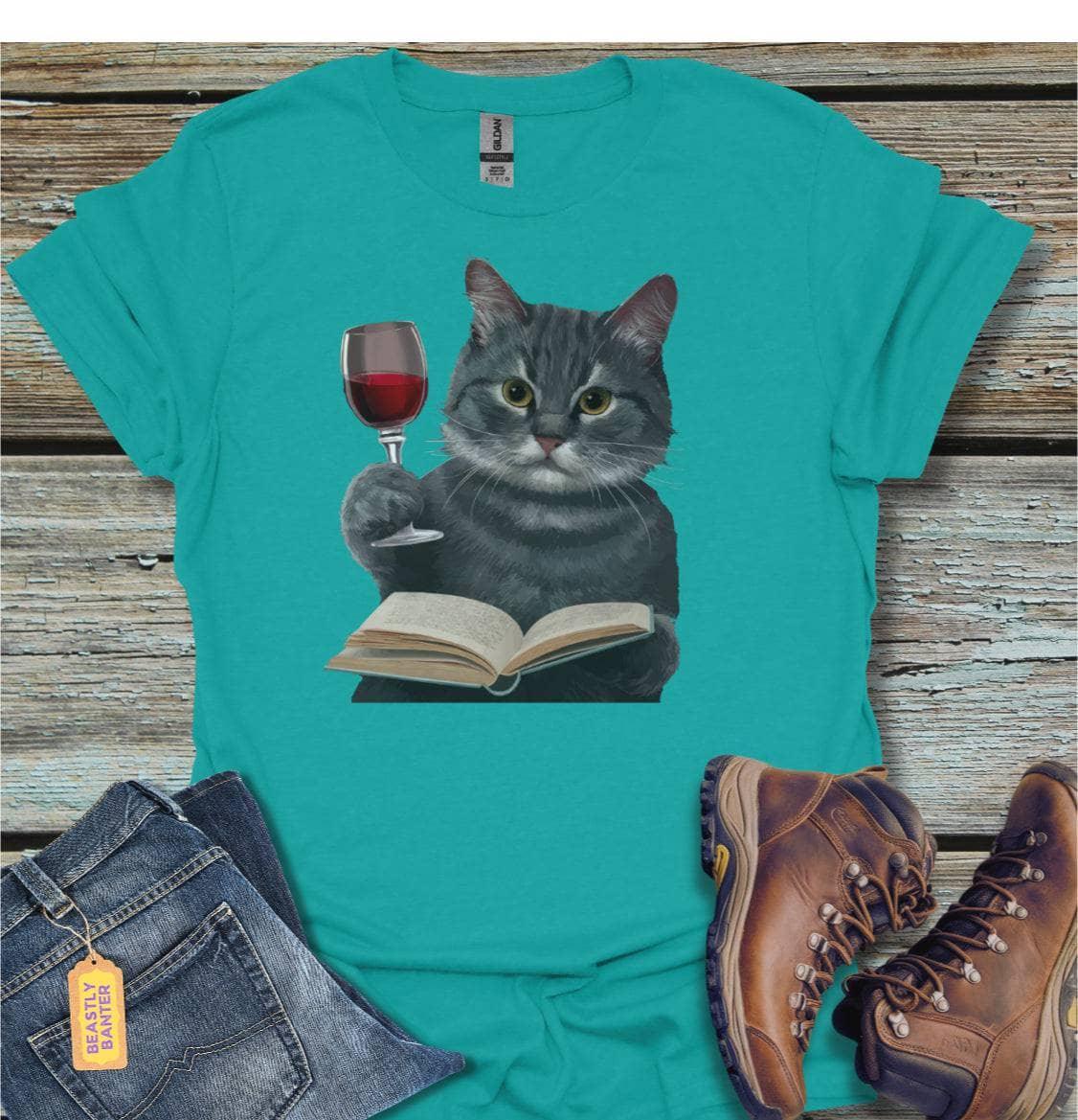 Cat, Book and Wine - Beastly Banter