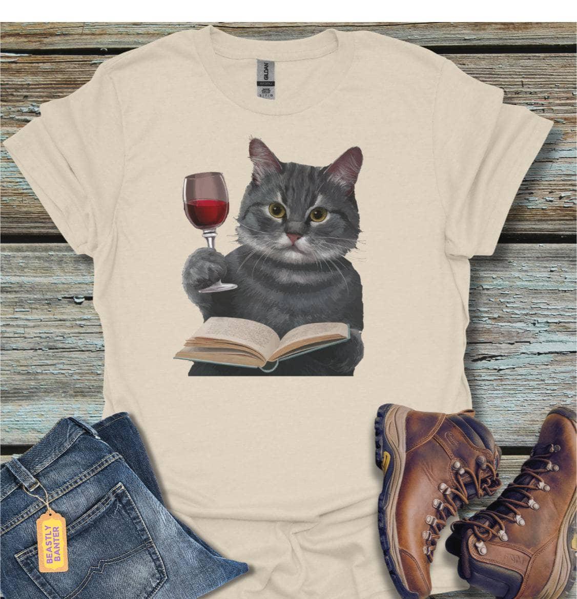 Cat, Book and Wine - Beastly Banter