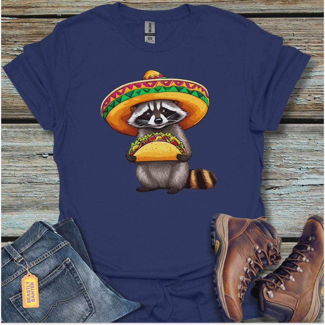 Raccoon with a Taco - Beastly Banter