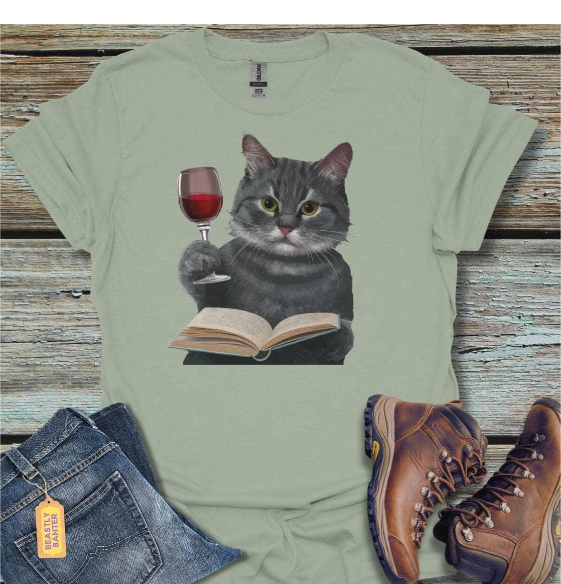 Cat, Book and Wine - Beastly Banter