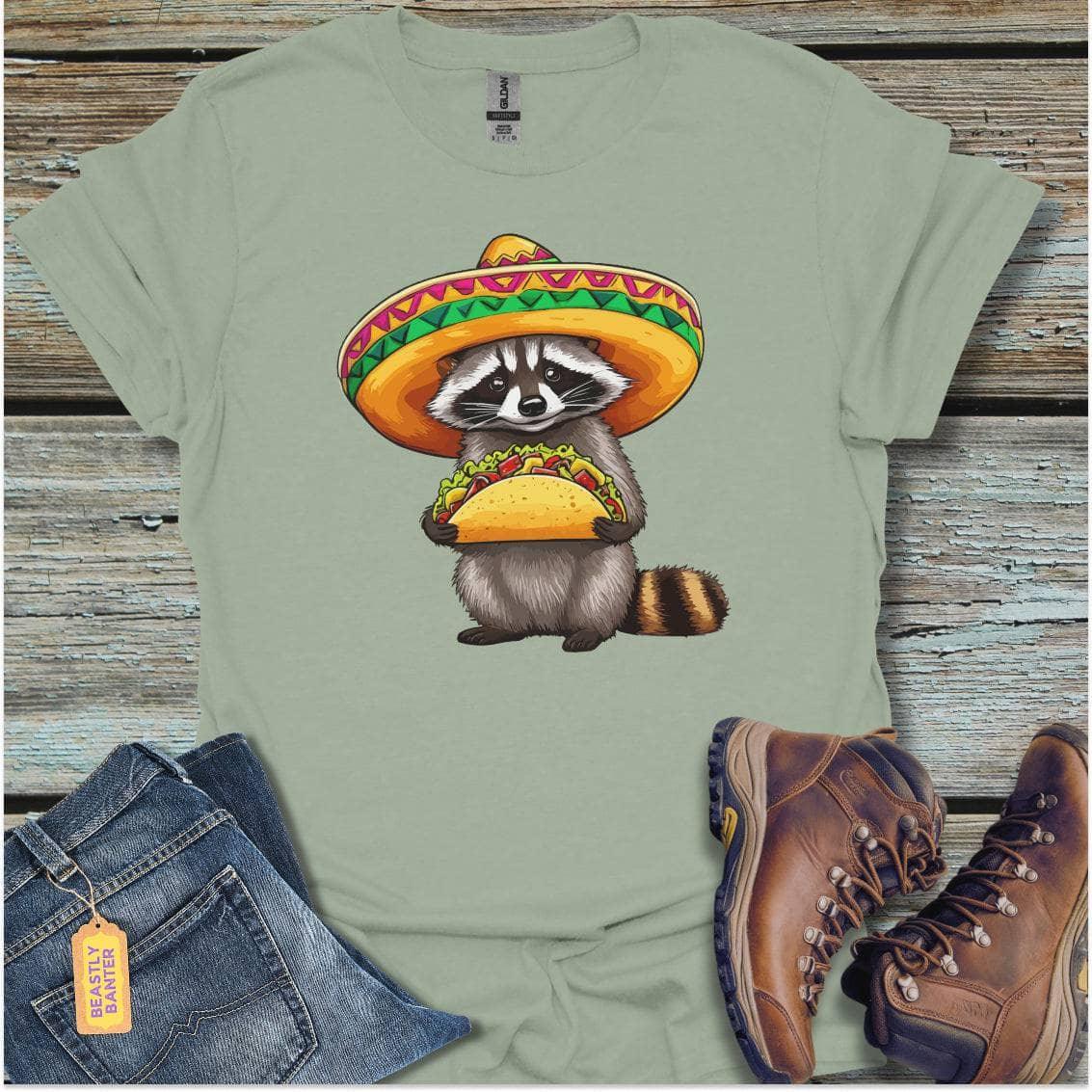 Raccoon with a Taco - Beastly Banter