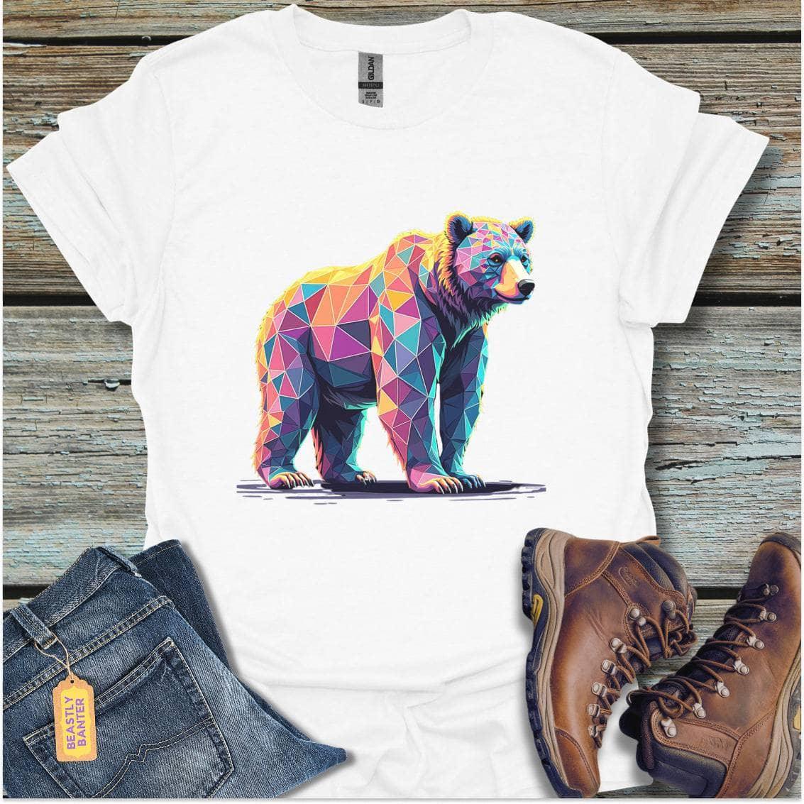 Geometric Grizzly Bear - Beastly Banter