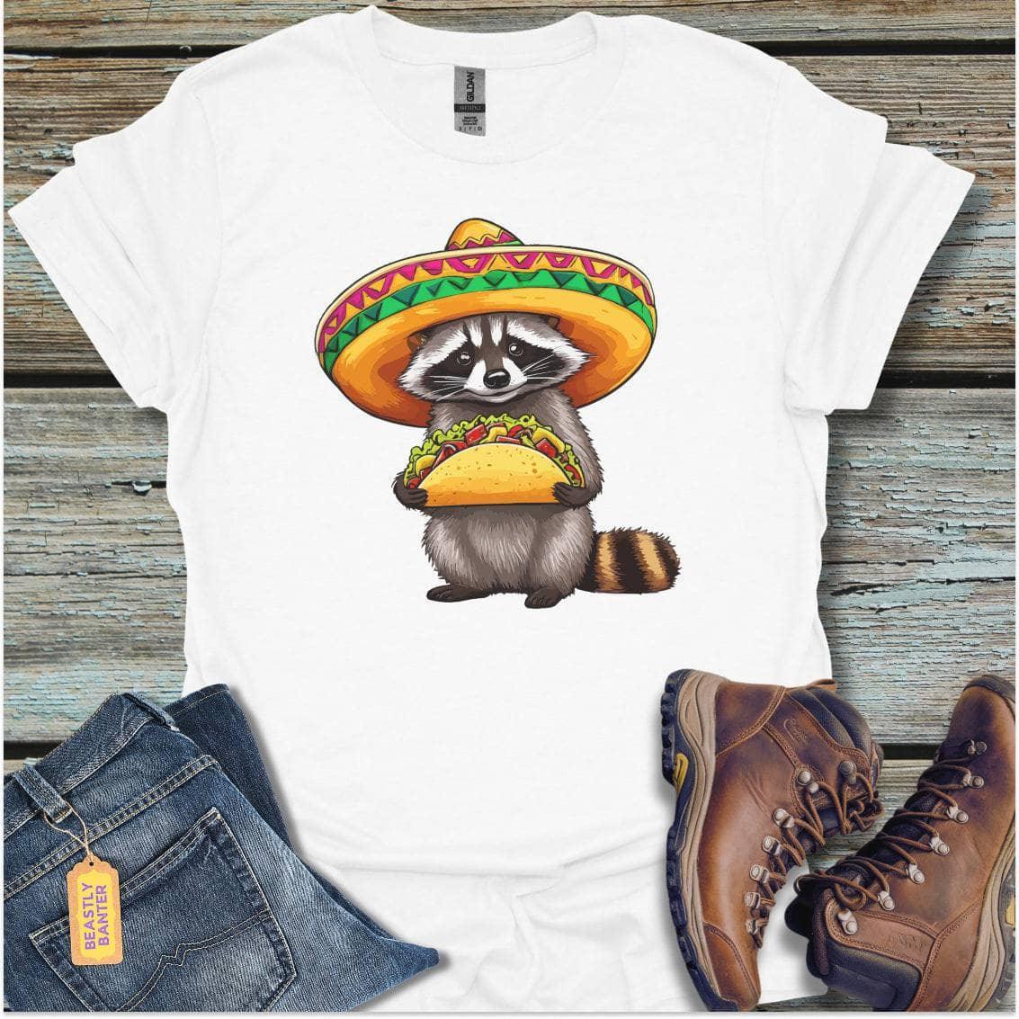 Raccoon with a Taco - Beastly Banter