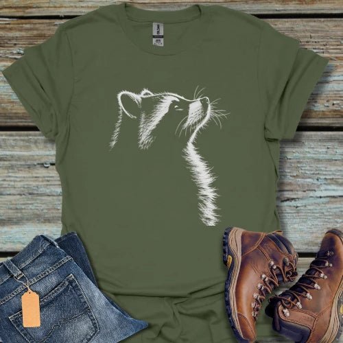 Raccoon Profile Hiking T‑Shirt - Beastly Banter