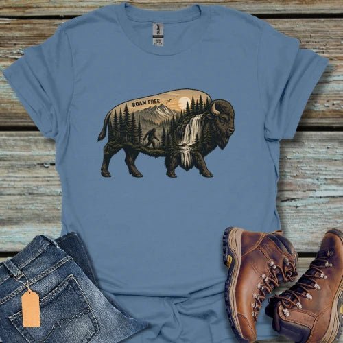Roam Free Buffalo T-Shirt - Beastly Banter