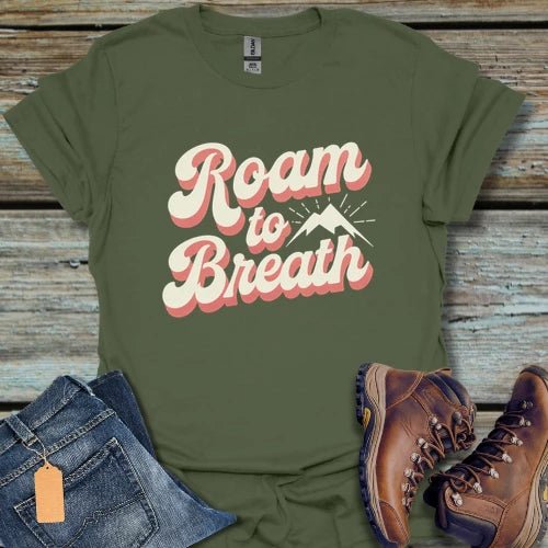 Roam To Breath Hiking T‑Shirt - Beastly Banter