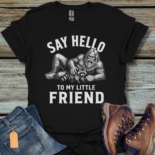 Say Hello Bigfoot T-Shirt - Beastly Banter