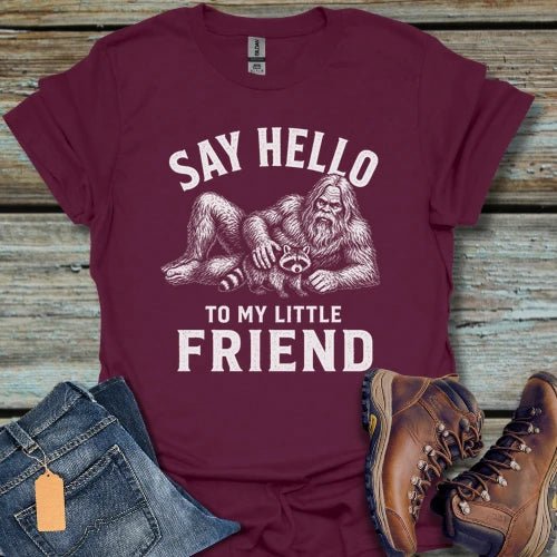 Say Hello Bigfoot T-Shirt - Beastly Banter