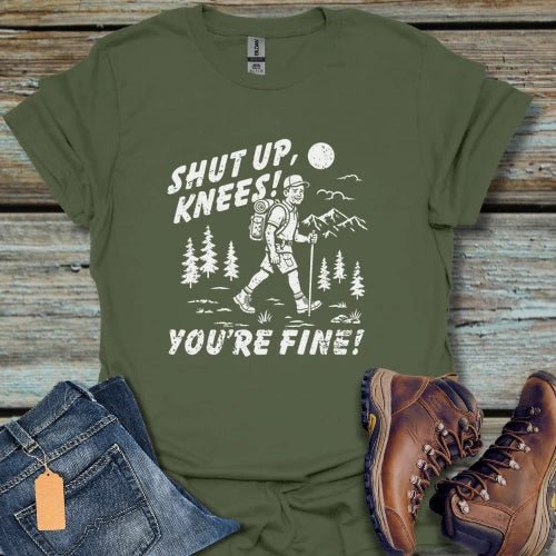 Shut Up Knees Hiking T-Shirt - Beastly Banter