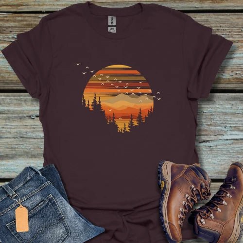 Sunset Forest T-Shirt - Beastly Banter