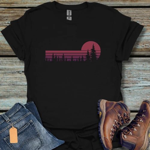 Sunset Pines Cherry T-Shirt - Beastly Banter