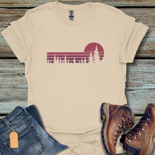 Sunset Pines Cherry T-Shirt - Beastly Banter