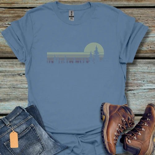 Sunset Pines Mint T-Shirt - Beastly Banter