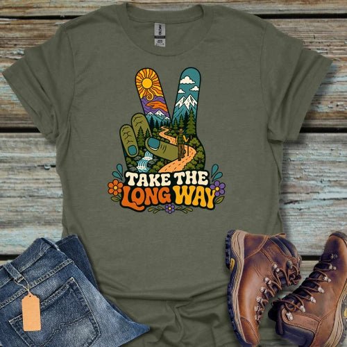 Take The Long Way T-Shirt - Beastly Banter