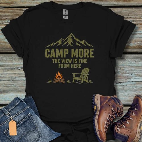 The View is Fine Camp T‑Shirt - Beastly Banter