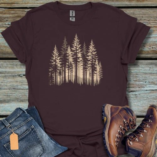 View Between the Trees T-Shirt - Beastly Banter