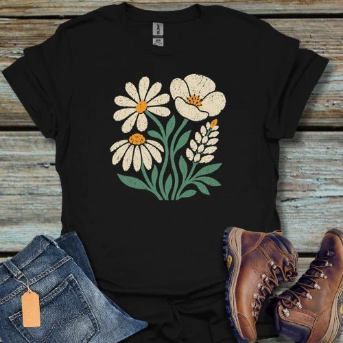 Vintage Floral Daisy T-Shirt - Beastly Banter