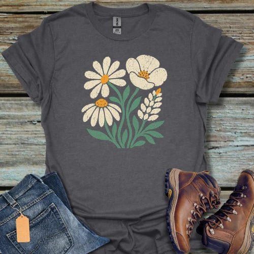 Vintage Floral Daisy T-Shirt - Beastly Banter