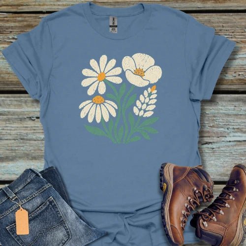 Vintage Floral Daisy T-Shirt - Beastly Banter