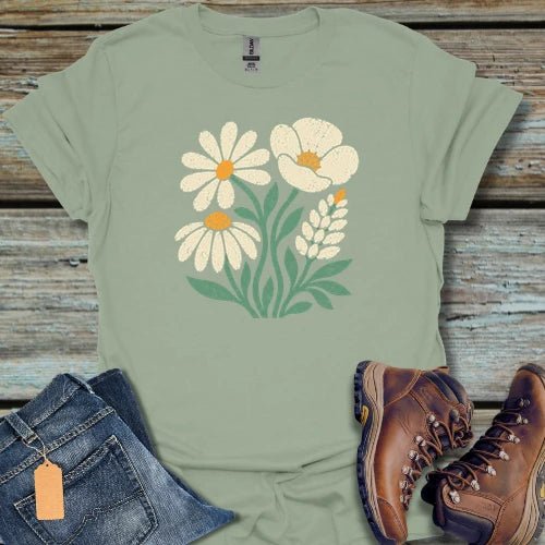 Vintage Floral Daisy T-Shirt - Beastly Banter