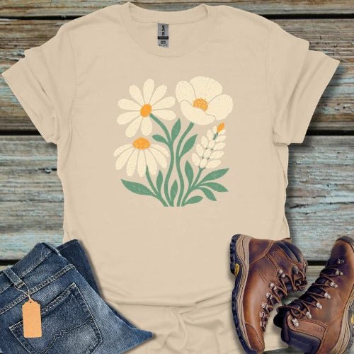 Vintage Floral Daisy T-Shirt - Beastly Banter