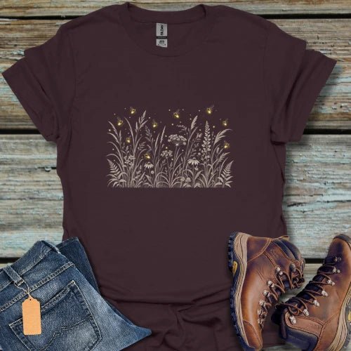 Wildflower Fireflies T-Shirt - Beastly Banter