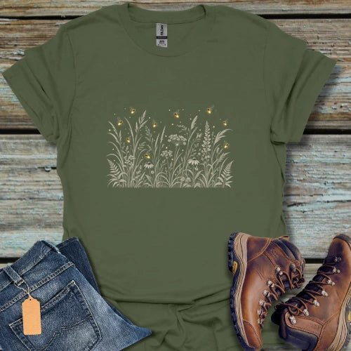Wildflower Fireflies T-Shirt - Beastly Banter