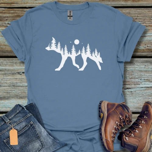 Wolf Night view T-Shirt - Beastly Banter