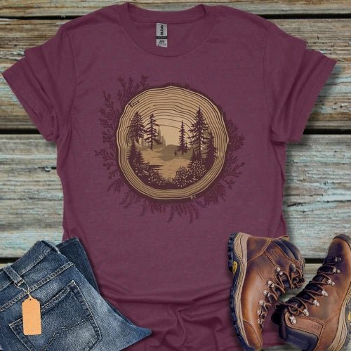 Woodland Tree Ring T-Shirt - Beastly Banter