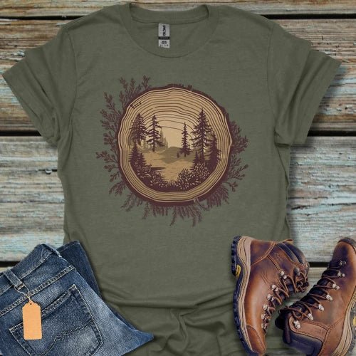 Woodland Tree Ring T-Shirt - Beastly Banter