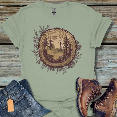 Woodland Tree Ring T-Shirt - Beastly Banter