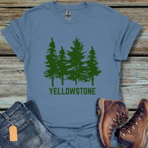 Yellowstone Green Pine T-Shirt - Beastly Banter