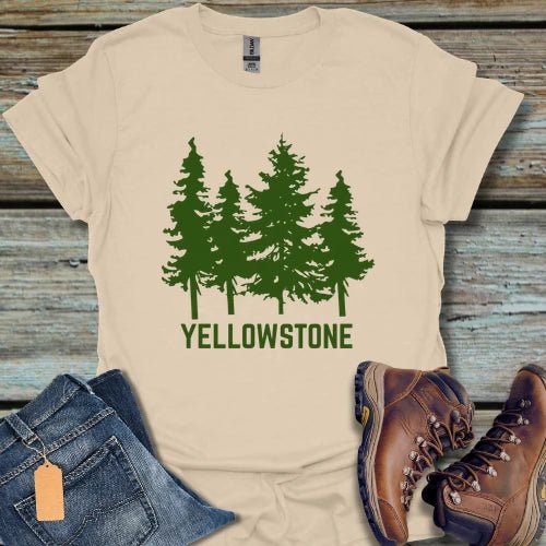 Yellowstone Green Pine T-Shirt - Beastly Banter